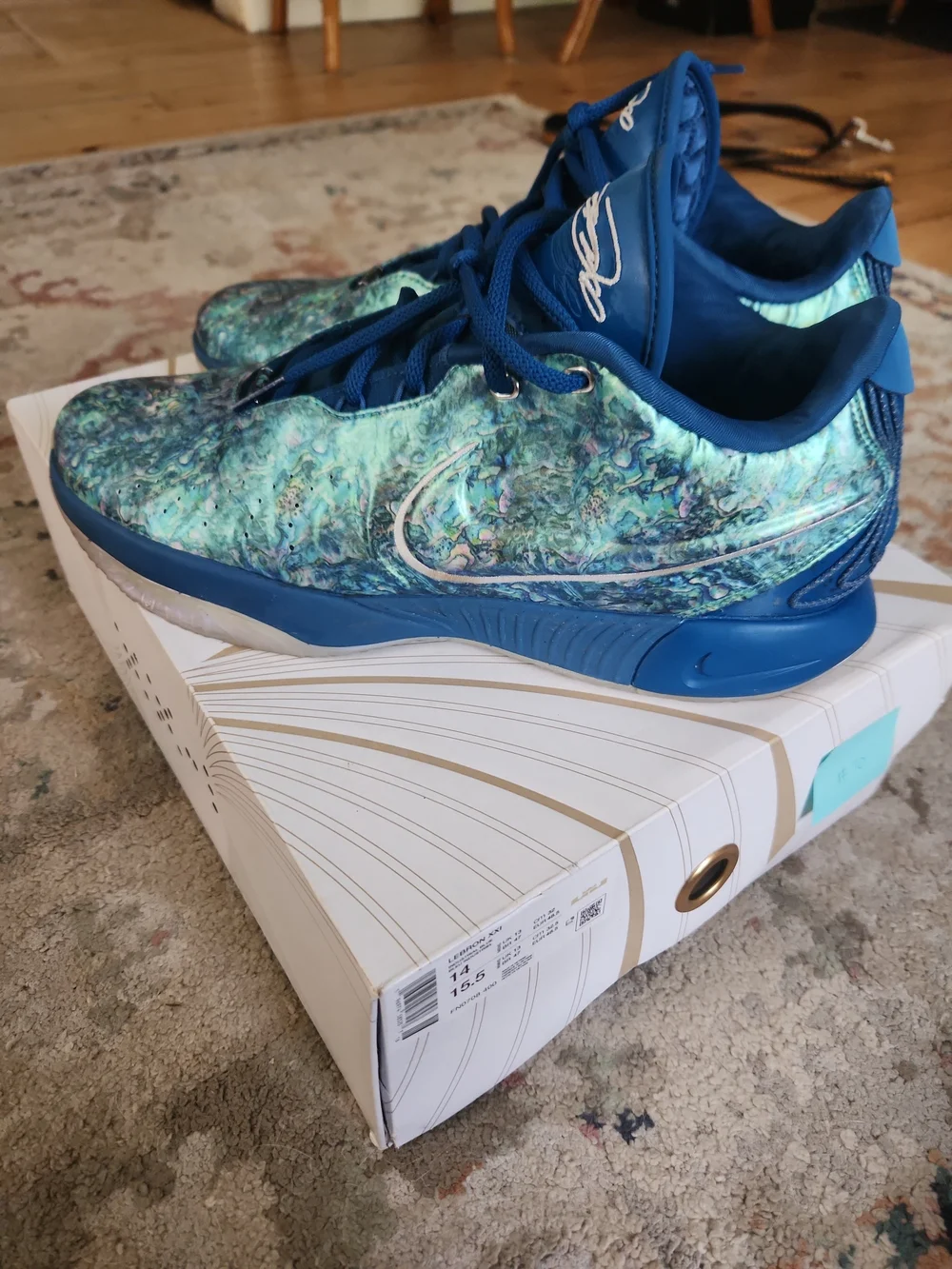Size 14 - Nike LeBron 21 Abalone With Box